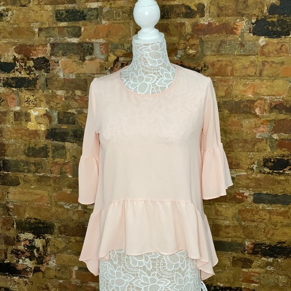 Gibson Flow-y Pink Top (Size S)